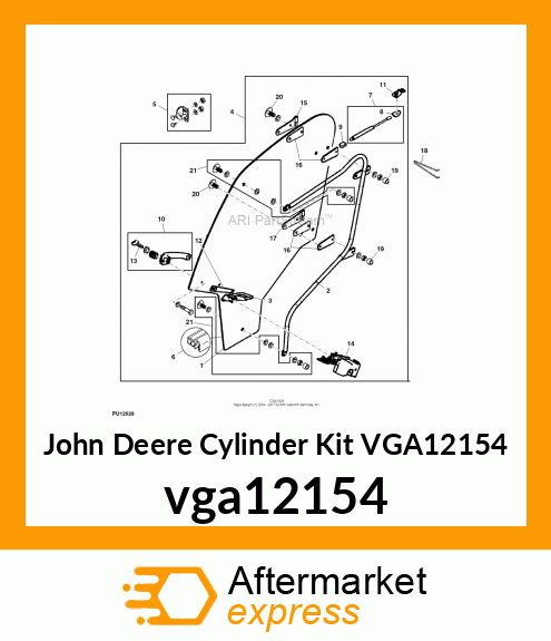 CYLINDER KIT, KIT, PNEUMATIC CYLIND vga12154