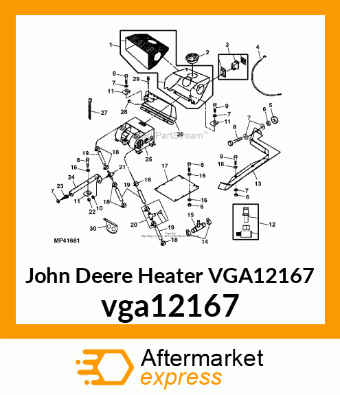 HEATER (12V) vga12167