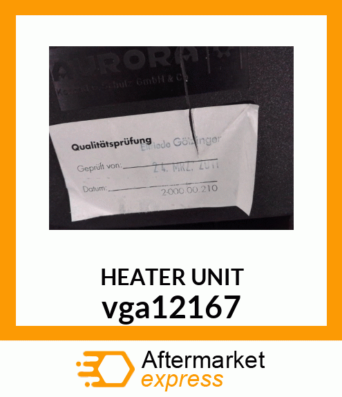 HEATER (12V) vga12167