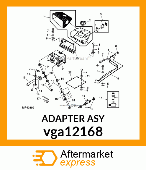 ADAPTER KIT, KIT, PLENUM vga12168