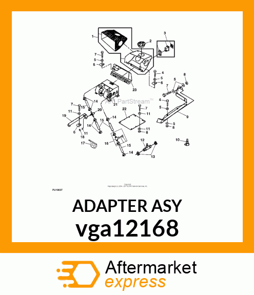 ADAPTER KIT, KIT, PLENUM vga12168