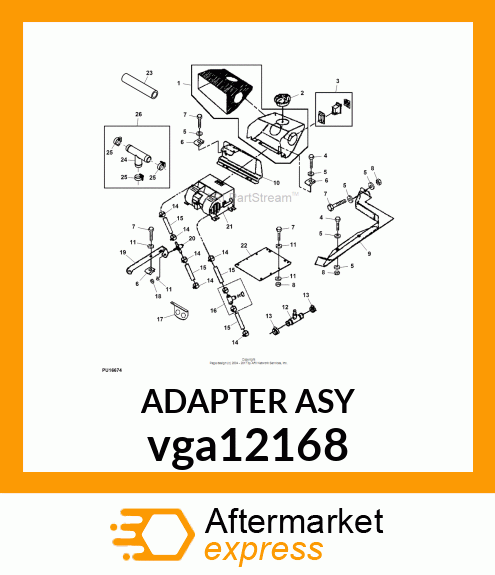 ADAPTER KIT, KIT, PLENUM vga12168