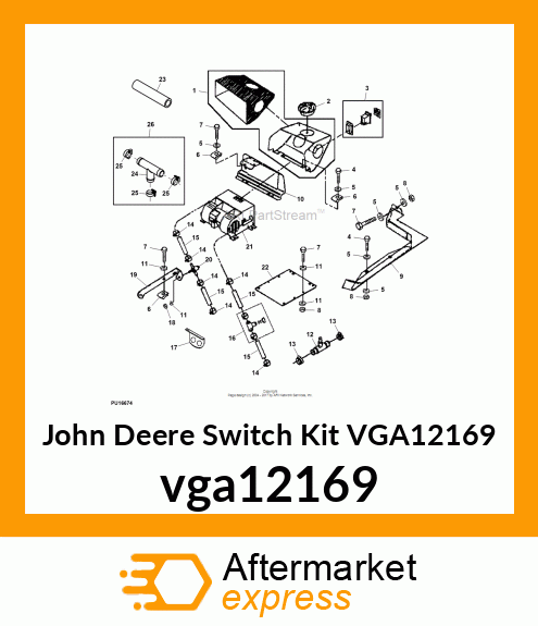 SWITCH KIT, KIT, SWITCH HEATER vga12169