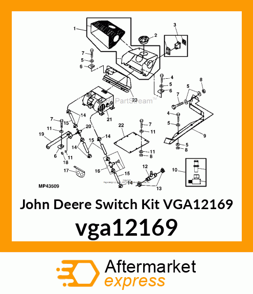 SWITCH KIT, KIT, SWITCH HEATER vga12169