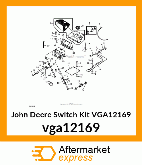 SWITCH KIT, KIT, SWITCH HEATER vga12169