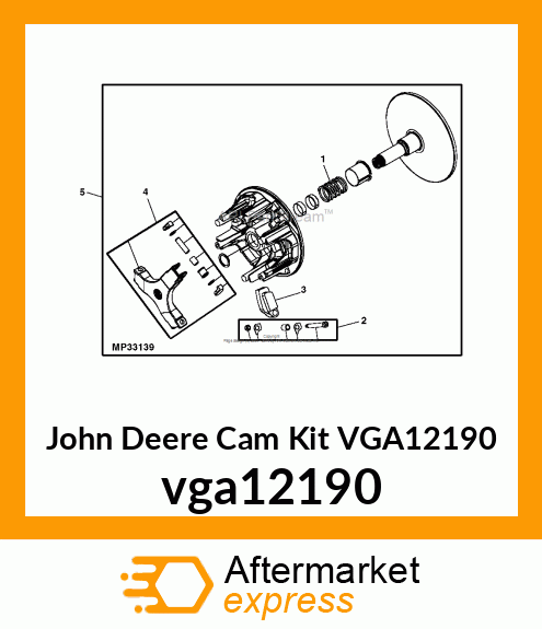 KIT, CAM ARM (PKG OF 3) vga12190