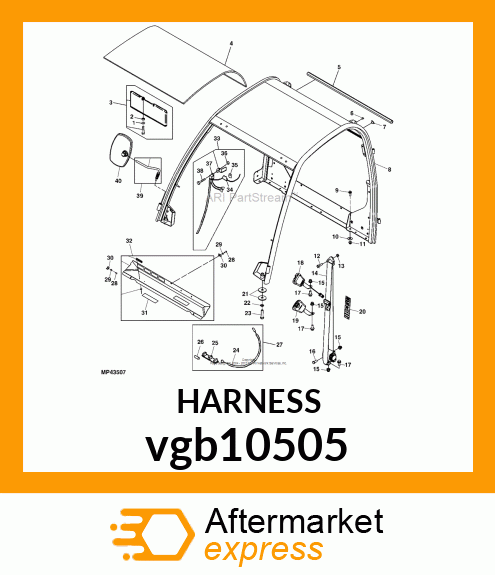 ELECTRICAL WIRING HARNESS vgb10505