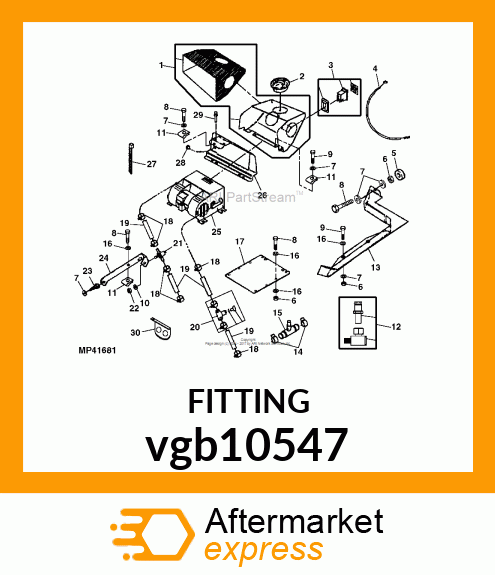 HEATER KIT, KIT, HEATER FITTING GA vgb10547