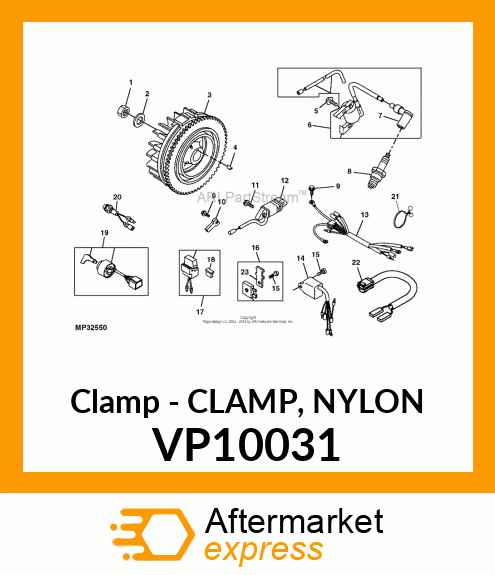 Clamp - CLAMP, NYLON VP10031