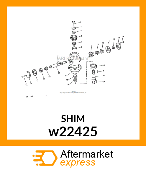 SHIM .003 IN. w22425