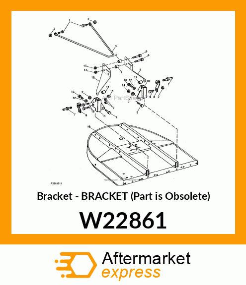 Bracket - BRACKET (Part is Obsolete) W22861