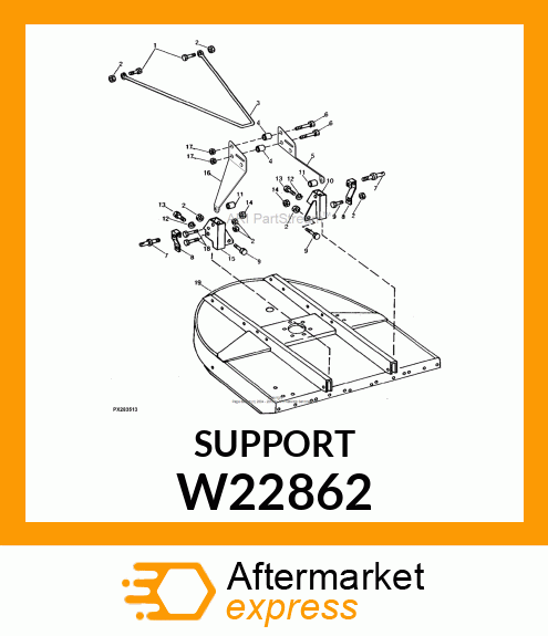 Mast - MAST R.H. (Part is Obsolete) W22862