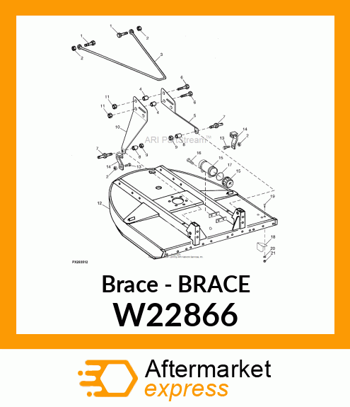 Brace - BRACE W22866