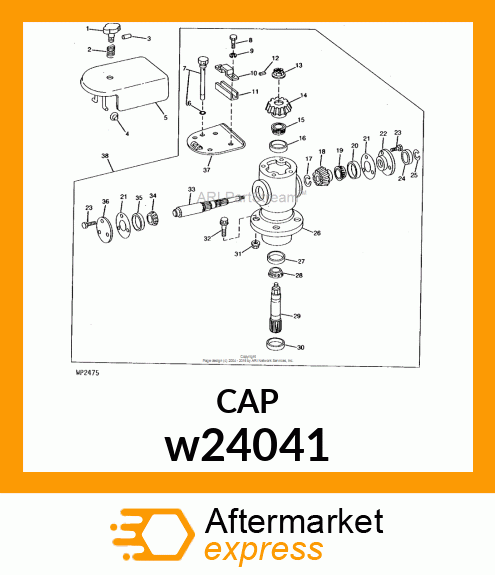 NUT, NUT, SCREW RETAINER w24041