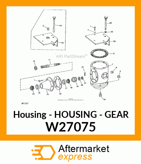 Housing - HOUSING - GEAR W27075