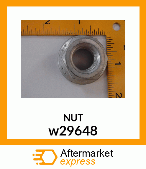 NUT, FLANGED LOCK w29648