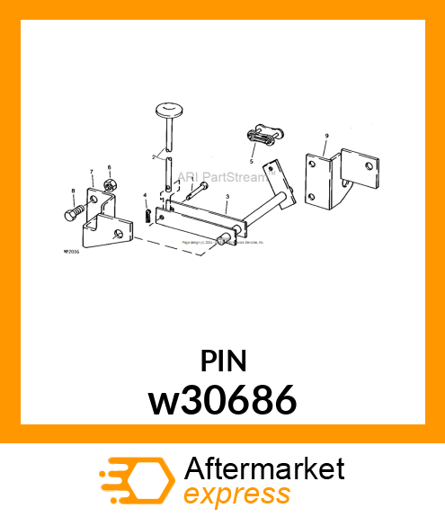 PIN, CLEVIS w30686