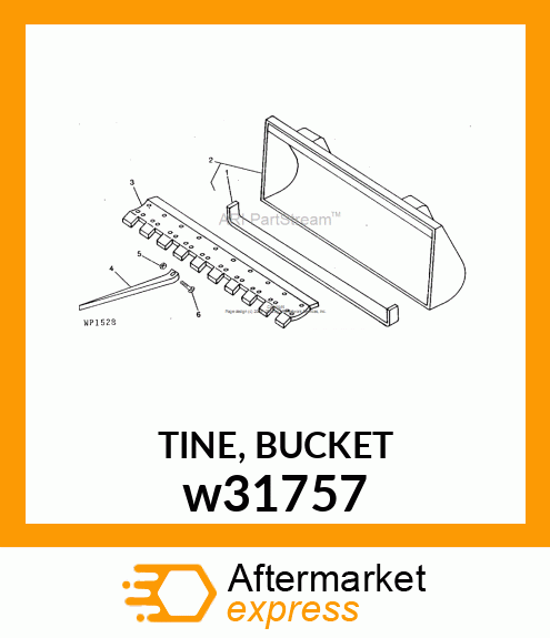 TINE, BUCKET w31757