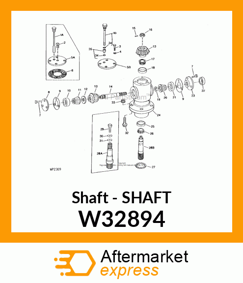 Shaft - SHAFT W32894