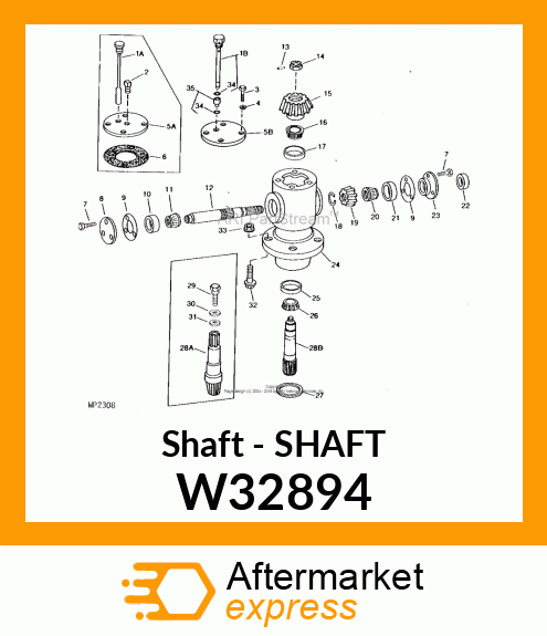 Shaft - SHAFT W32894