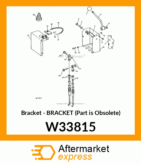 Bracket - BRACKET (Part is Obsolete) W33815