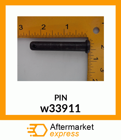 PIN FASTENER, PIN, CLEVIS (PLATED) w33911