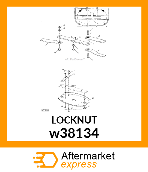 LOCK NUT, NUT, LOCK (1 14 UNS) w38134