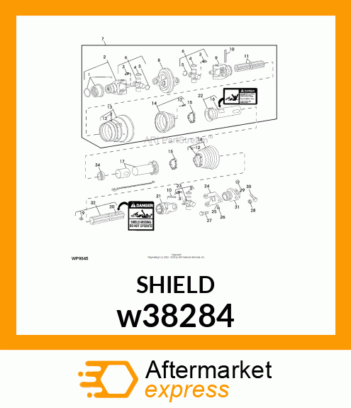 SHIELD, CONE w38284