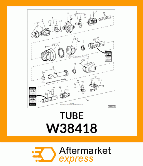 PROFILE AND SLEEVE W38418