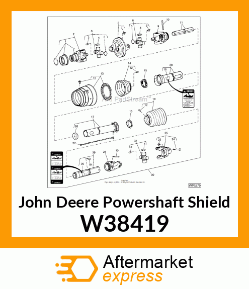 OUTER SHIELD (W/DECAL) W38419