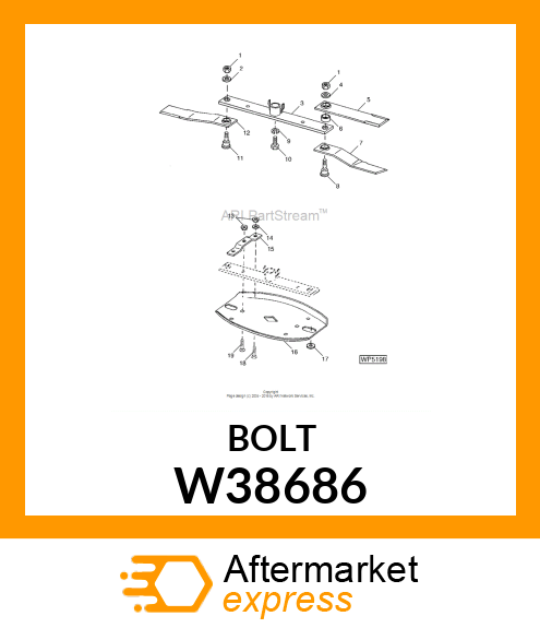 BOLT (BLADE) W38686