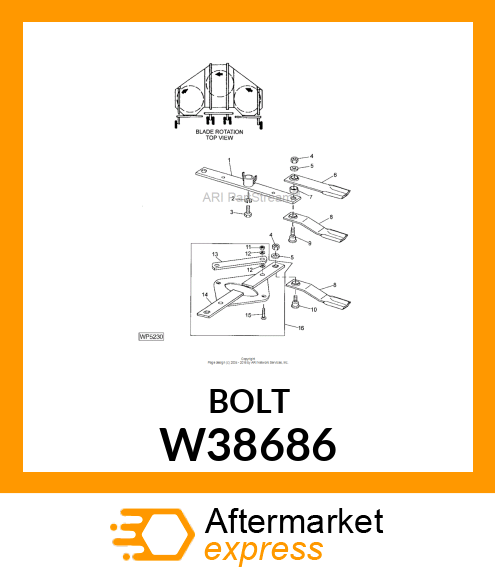 BOLT (BLADE) W38686