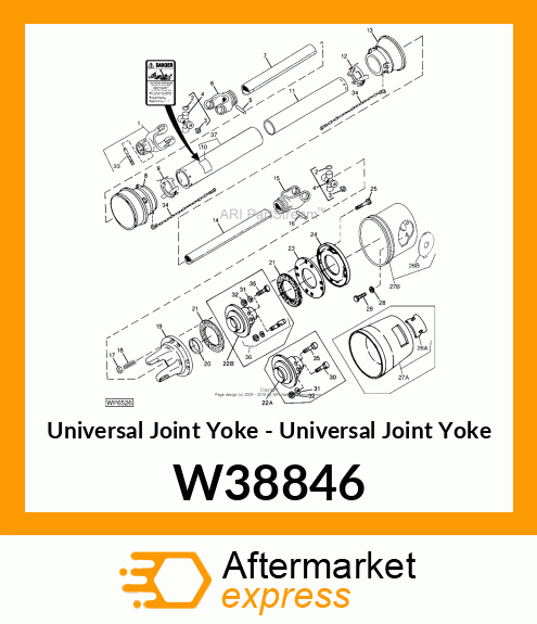 Universal Joint Yoke W38846