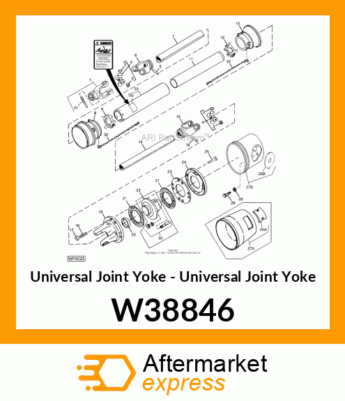 Universal Joint Yoke W38846