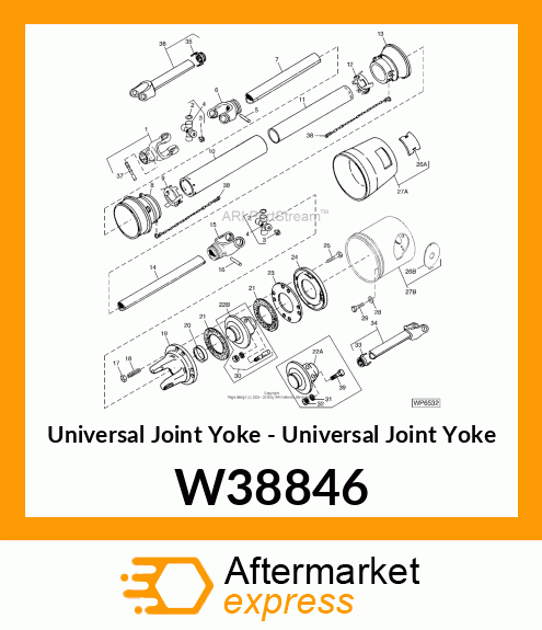 Universal Joint Yoke W38846