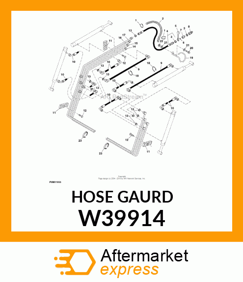 Spare part W39914 + HOSE GUARD