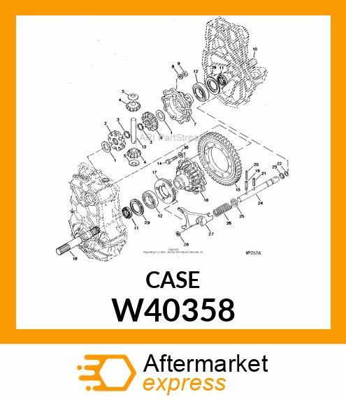 Case - CASE (L. DIFF.) W40358