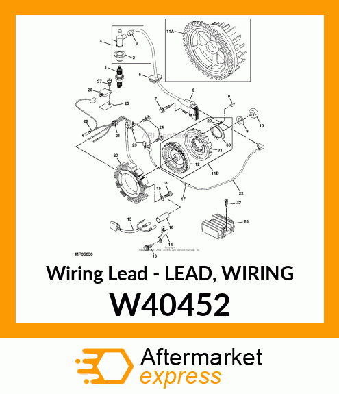 Wiring Lead - LEAD, WIRING W40452