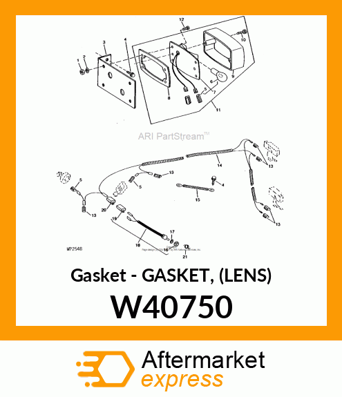 Gasket - GASKET, (LENS) W40750