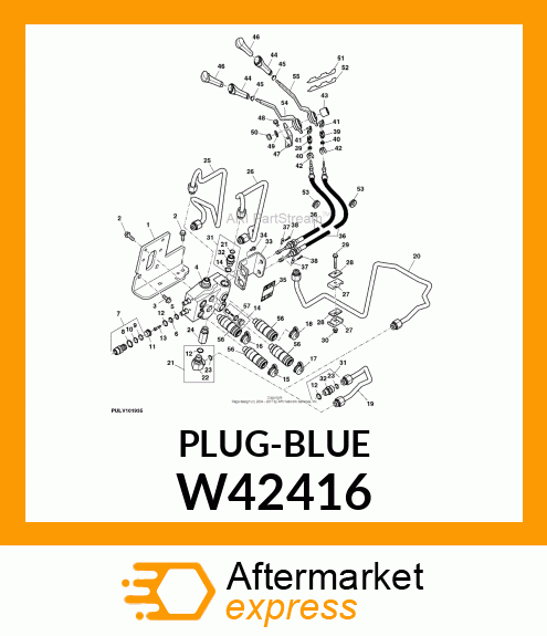 PLUG, PLUG, 1/2 DUST (BLUE) W42416