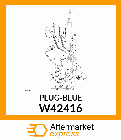 PLUG, PLUG, 1/2 DUST (BLUE) W42416