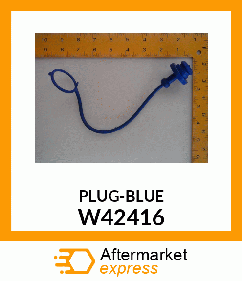 PLUG, PLUG, 1/2 DUST (BLUE) W42416