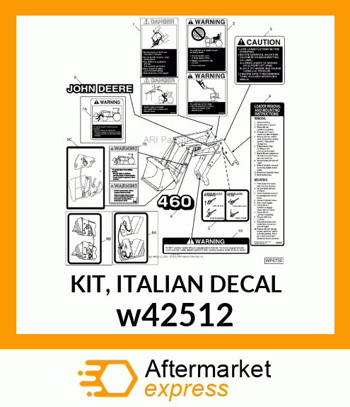 KIT, ITALIAN DECAL w42512