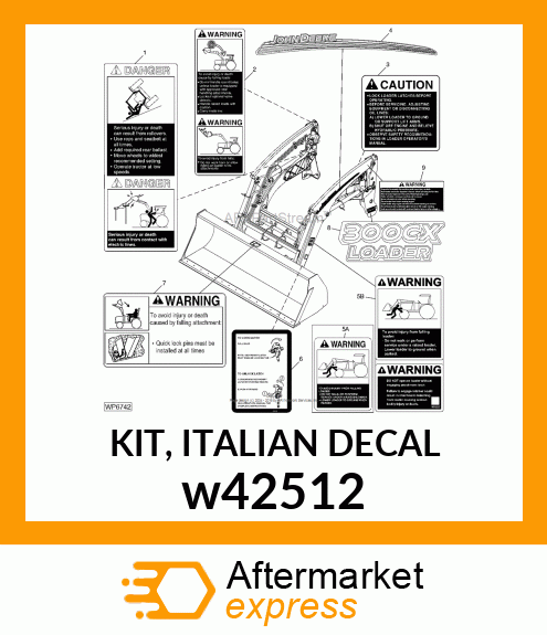 KIT, ITALIAN DECAL w42512