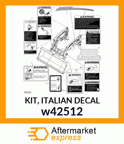 KIT, ITALIAN DECAL w42512