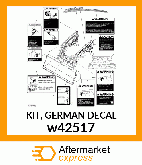 KIT, GERMAN DECAL w42517