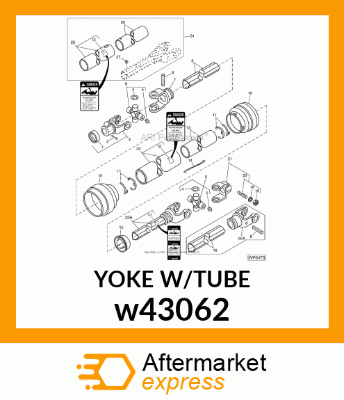 YOKE W/TUBE w43062