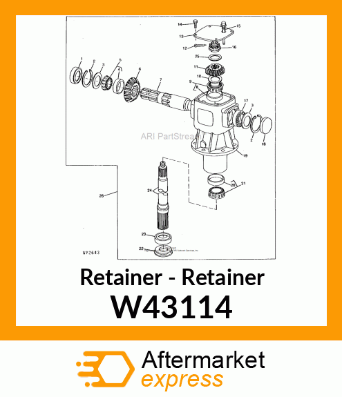 Retainer W43114
