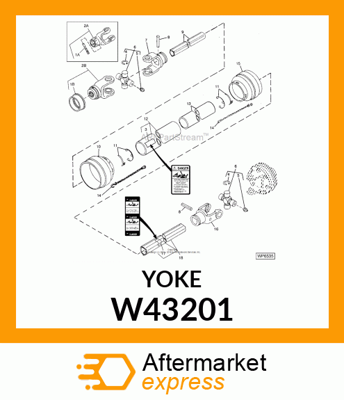 YOKE, INBOARD W43201