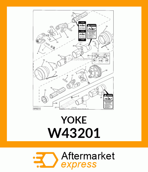 YOKE, INBOARD W43201